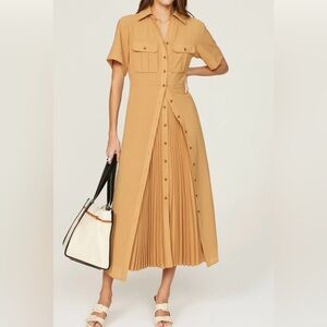 A.L.C. Florence Midi dress in Raffia NWT size 0